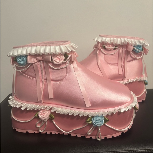 Dolls Kill / Sugar Thrillz Just Desserts Ankle Boots - Picture 1 of 12